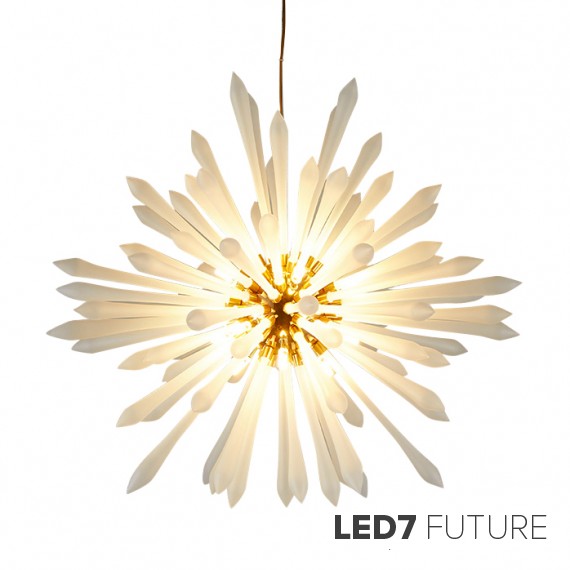 Loft Industry Modern - Crystall Sun Chandelier